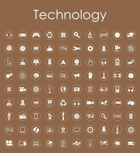 一套技术简单图标