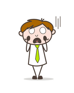 恐惧的男孩图片