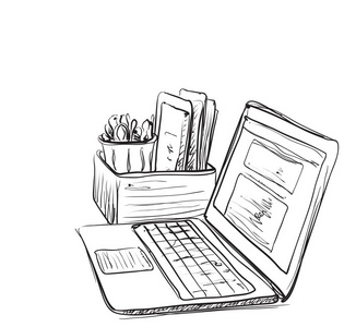 手绘计算机图片