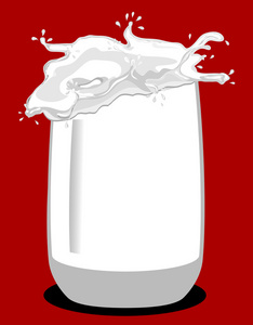 格拉斯的牛奶的插图