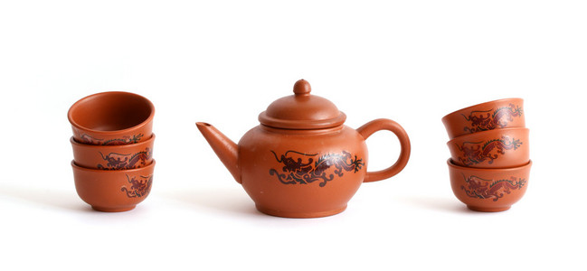 茶道陶瓷餐具一套