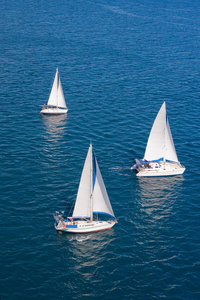 帆船比赛中印度洋
