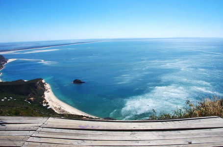 景观图的国家公园中冒充葡萄牙塞图巴尔的阿拉比达