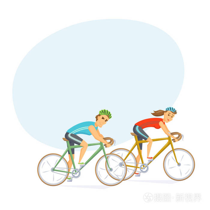 在公路自行车骑自行车的人