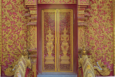 泰国寺庙古壁画背景