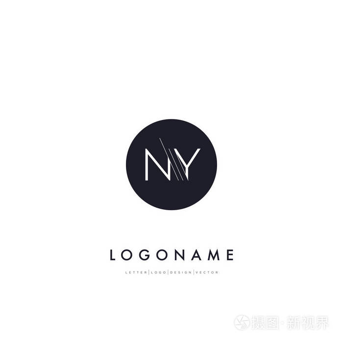 字母n & y 公司标志插画-正版商用图片012rj9-摄图新视界