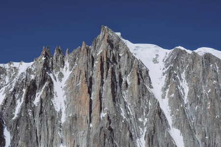 欧洲最高的山峰勃朗峰