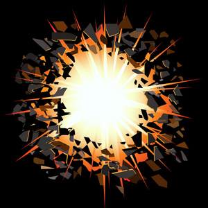 散射阳光爆炸,炸裂 爆发 扩张,激增 感情,尤指愤怒的突然爆发照片