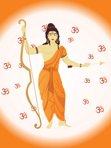 矢量Ramnavami插图