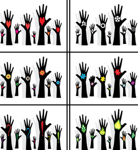 双手象征多样性