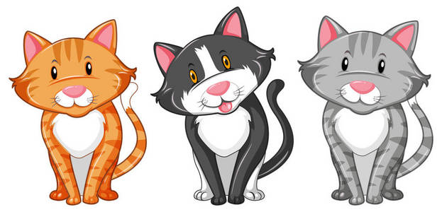 三只卡通小猫图片 三只卡通小猫素材 三只卡通小猫插画 摄图新视界 三只卡通小猫图片 三只卡通小猫素材 三只卡通小猫插画 摄图新视界