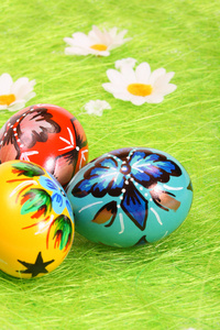五颜六色的复活节彩蛋