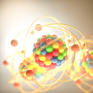 多彩的分子模型图片