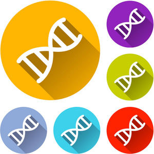 dna 圆圈图标集