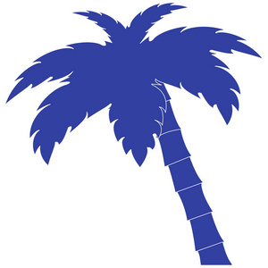 程式化的棕榈树图标
