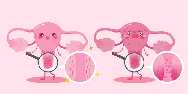 可爱的卡通子宫照片