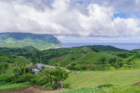 美丽的景色，从 Ivatan 岛，菲律宾迪山