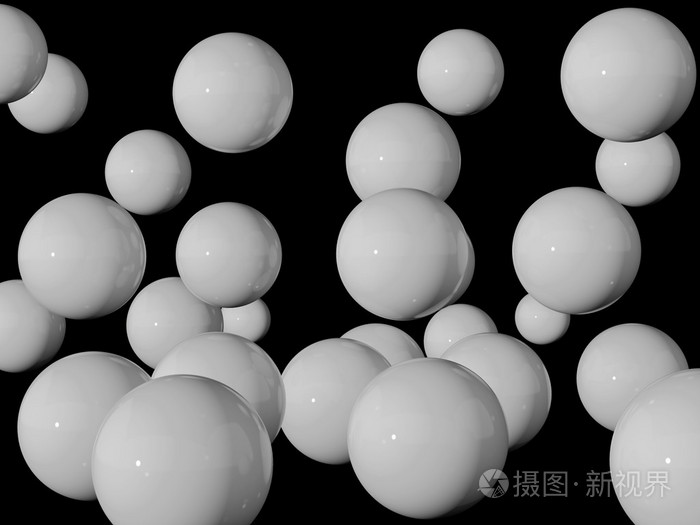 白色的球