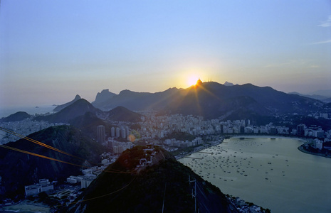 里约热内卢的日落图片