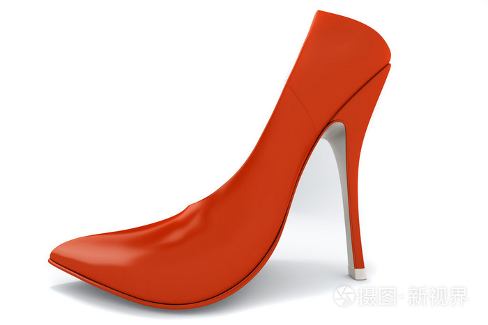 红色女鞋