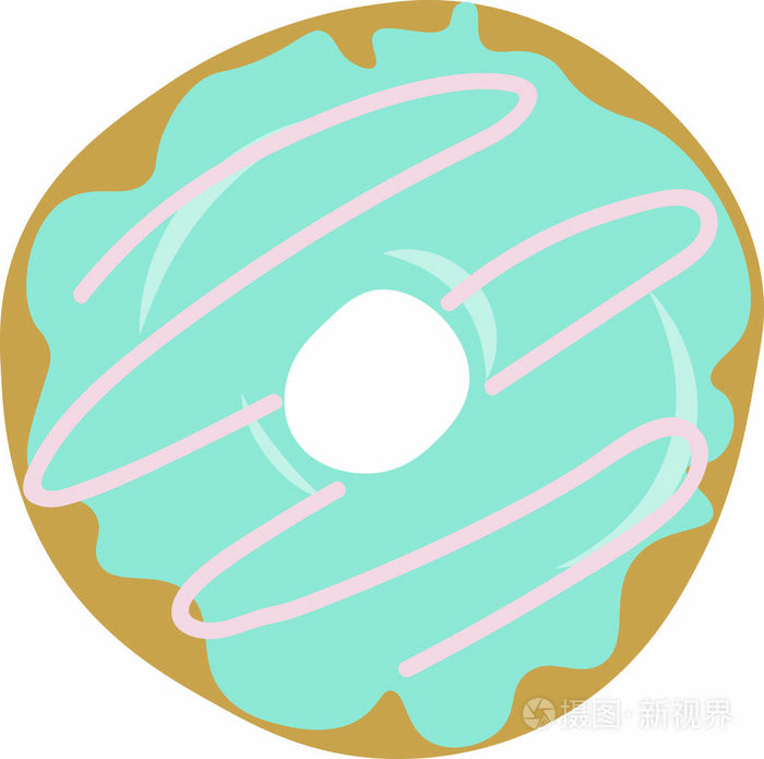 甜甜圈与蓝釉