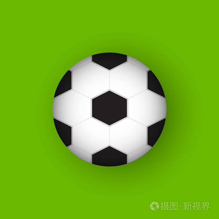 足球3d平面设计矢量图标