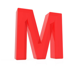 红色字母 m