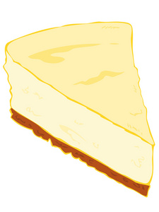 奶酪蛋糕片。