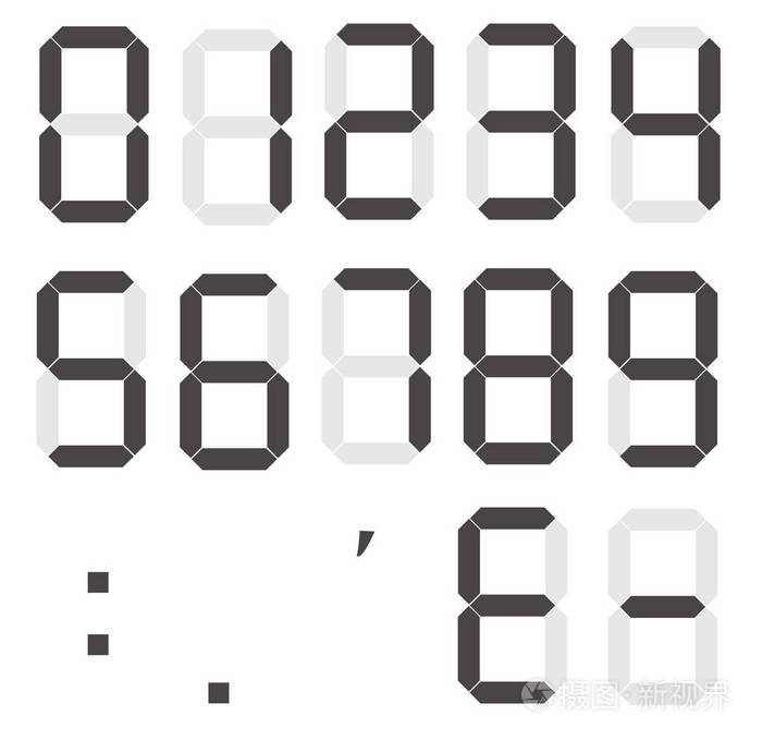 计算器数字组电子数字液晶数字