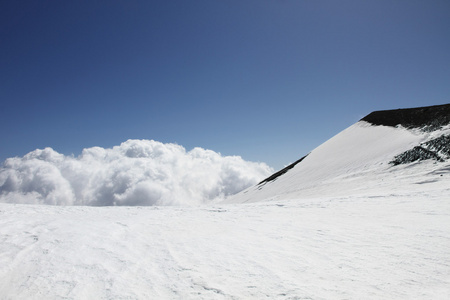 埃特纳火山的云层