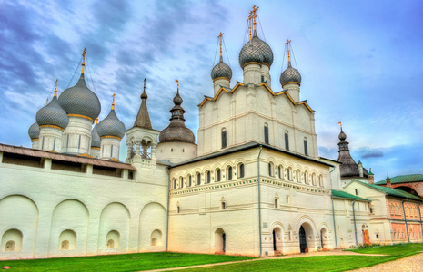 教堂主基督的复活和假设大教堂在罗斯托夫克里姆林宫，俄罗斯雅罗斯拉夫尔州