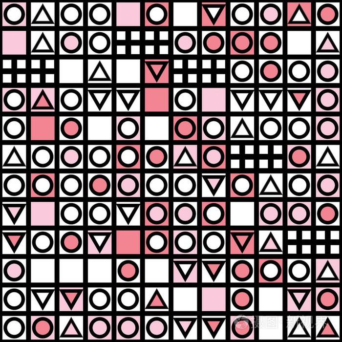 单色的不规则图案.抽象背景.艺术装饰装饰格子