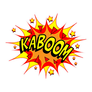 卡通矢量 Kaboom