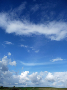 天空和地面景色