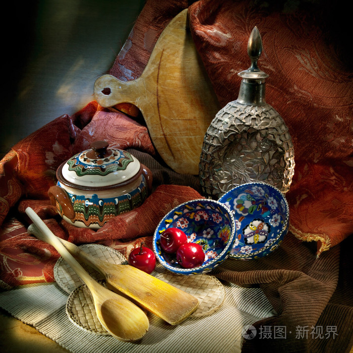 厨房用品的静物