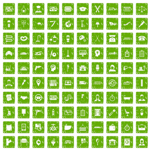 100 工作图标设置垃圾绿色