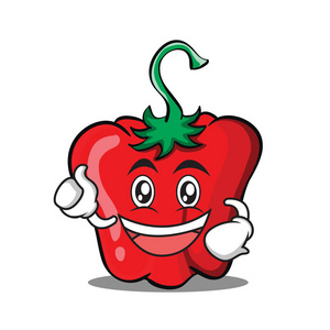 卡通红辣椒图片