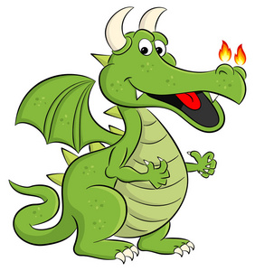 可爱的绿龙图片