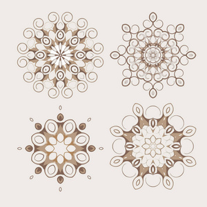 美丽的圆形图案,为您的设计的.螺旋循环模式照片