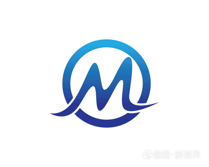 字母m矢量图标这类标志