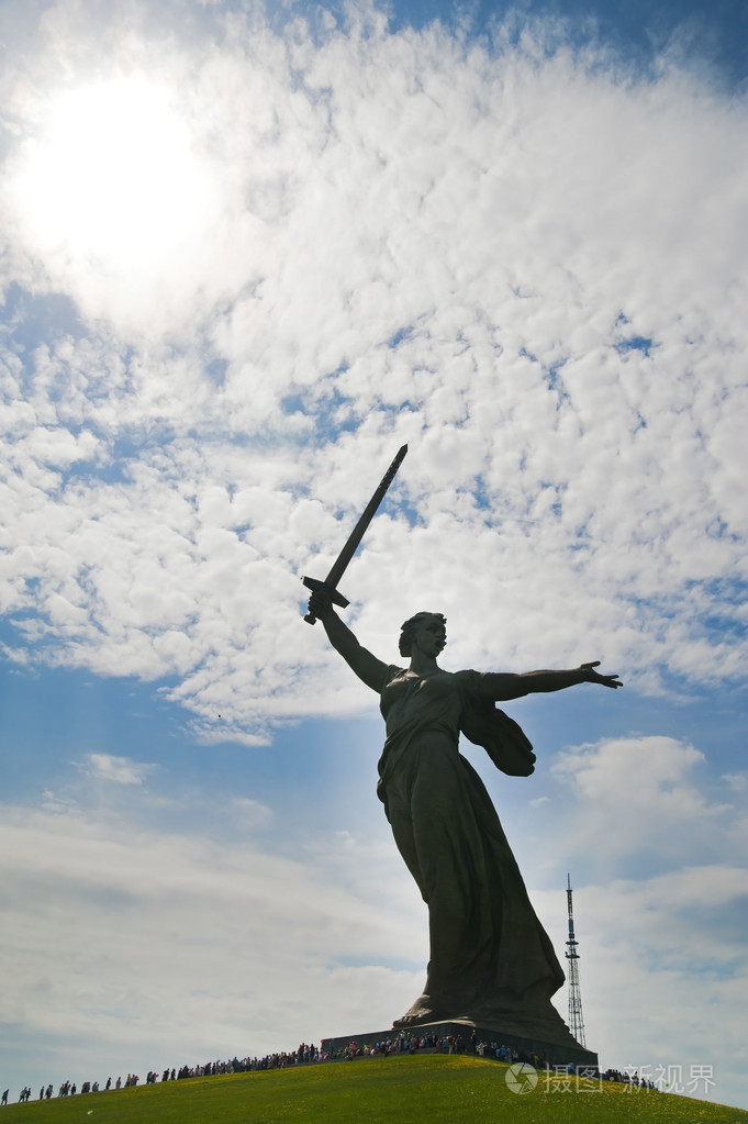 伏尔加格勒的纪念碑