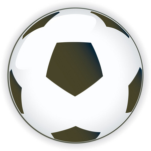 足球足球背景按钮矢量插图