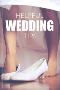 在新娘的复古风格的鞋字有用的婚礼提示