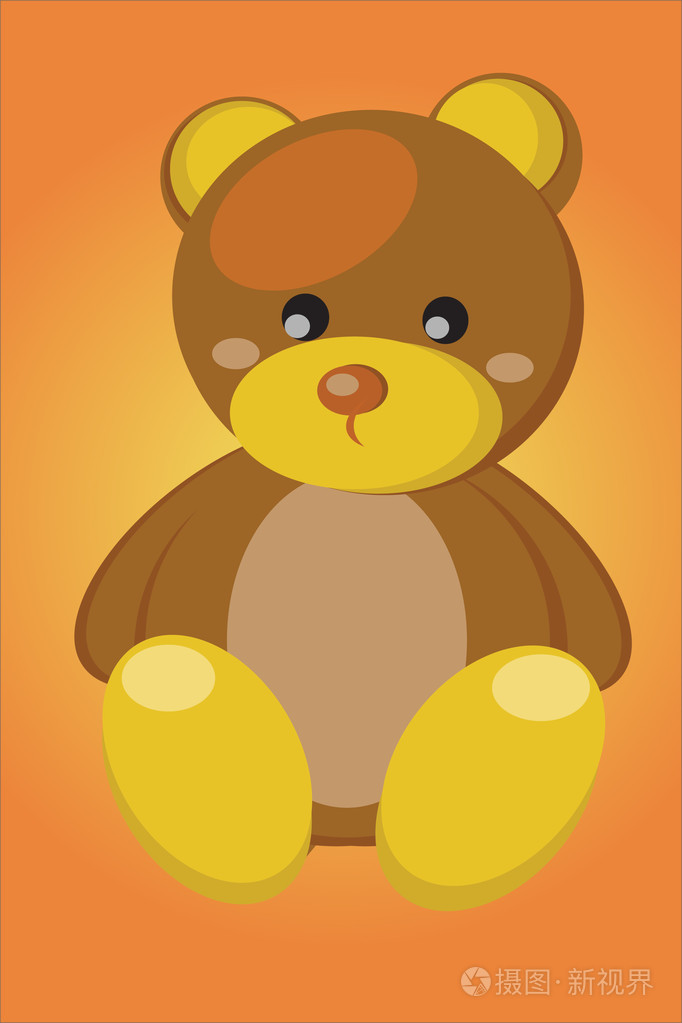 玩具熊插画-正版商用图片018831-摄图新视界