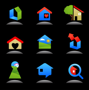 房地产及建筑图标标志7