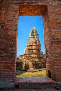 Ratburana 寺在大城府历史公园, 一个教科文组织世界遗产遗址, 泰国