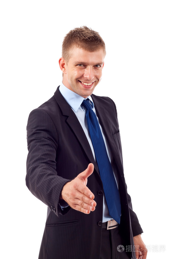 ready to shake hands