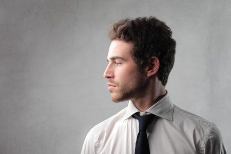 儿童画侧面人物图片