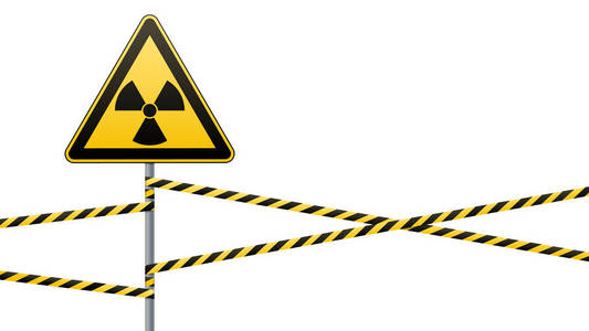 辐射警告标志图片