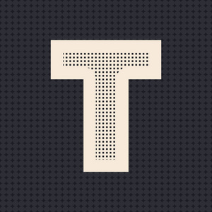 字母 T 标志图标设计